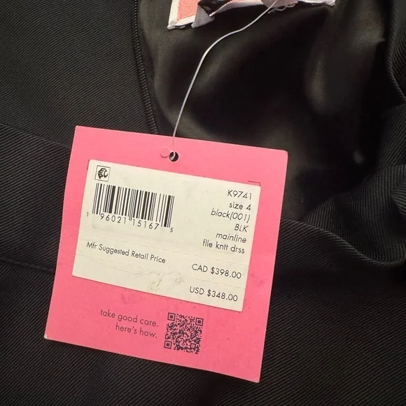 kate spade new york Faille Knott Dress - size 4 - Picture 9 of 9